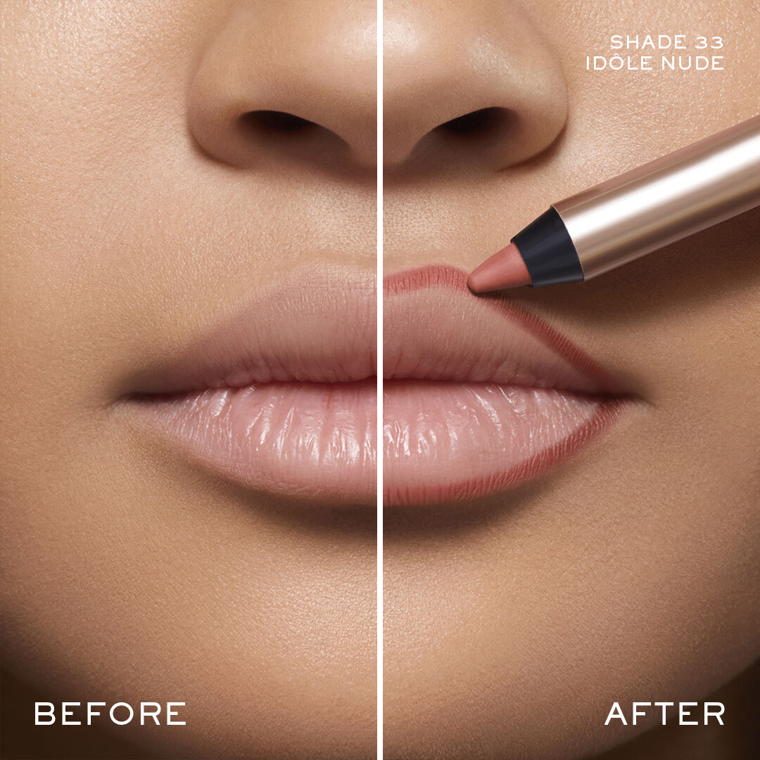 33 - باقة الشفاه - بلسم الشفاه ليب إيدول X قلم تحديد الشفاه ليب إيدول